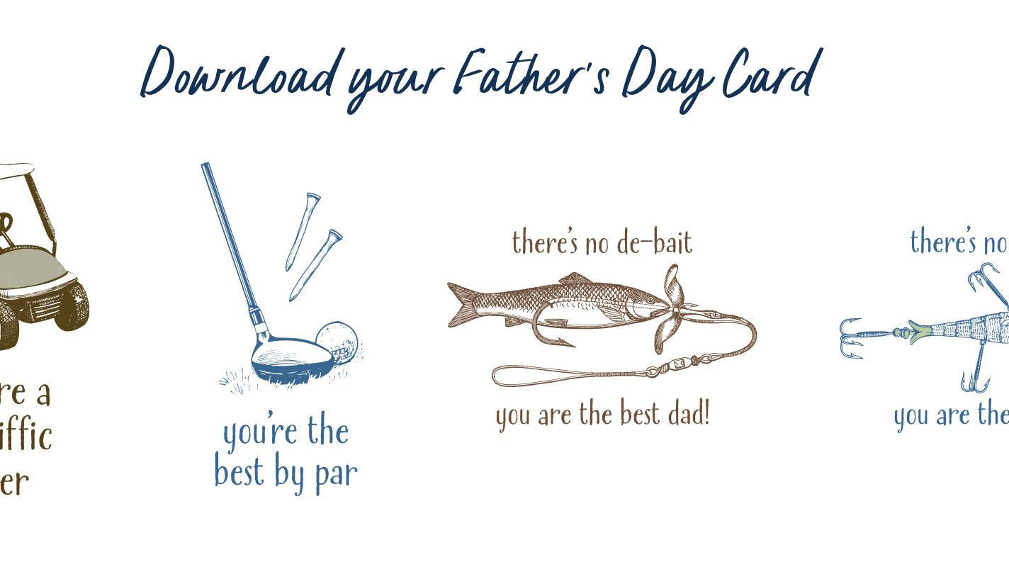 Happy Father's Day - Carolina Creekhouse Easy to Clean Premium Vinyl Mats