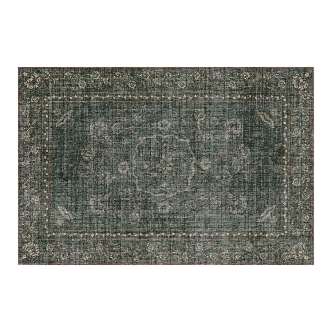 Audrey Green 3x5 FloorFlat - *Final Sale* PERFECT - Carolina Creekhouse Easy to Clean Premium Vinyl Mats