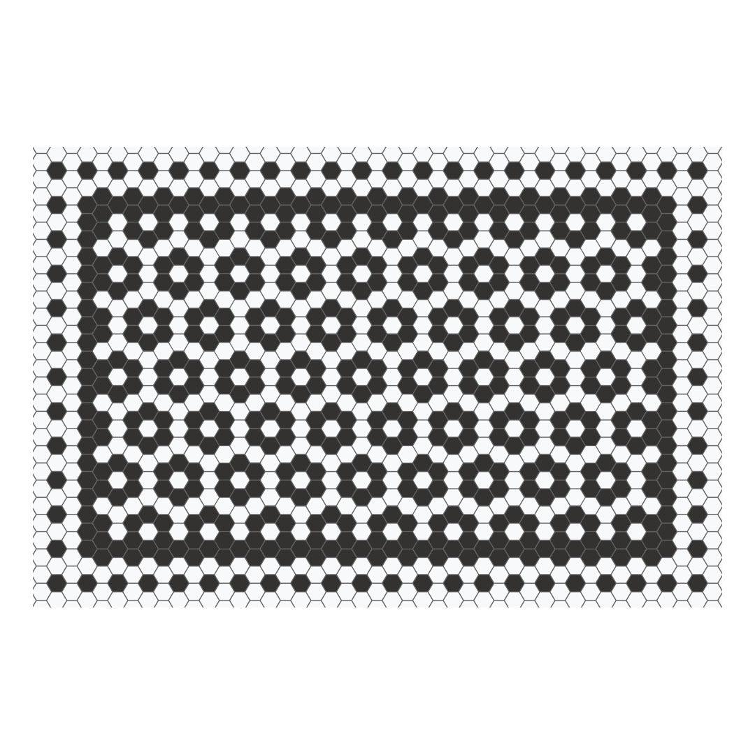 Brooks FloorFlat | White - Premium Vinyl Mat - Carolina Creekhouse Easy to Clean Premium Vinyl Mats