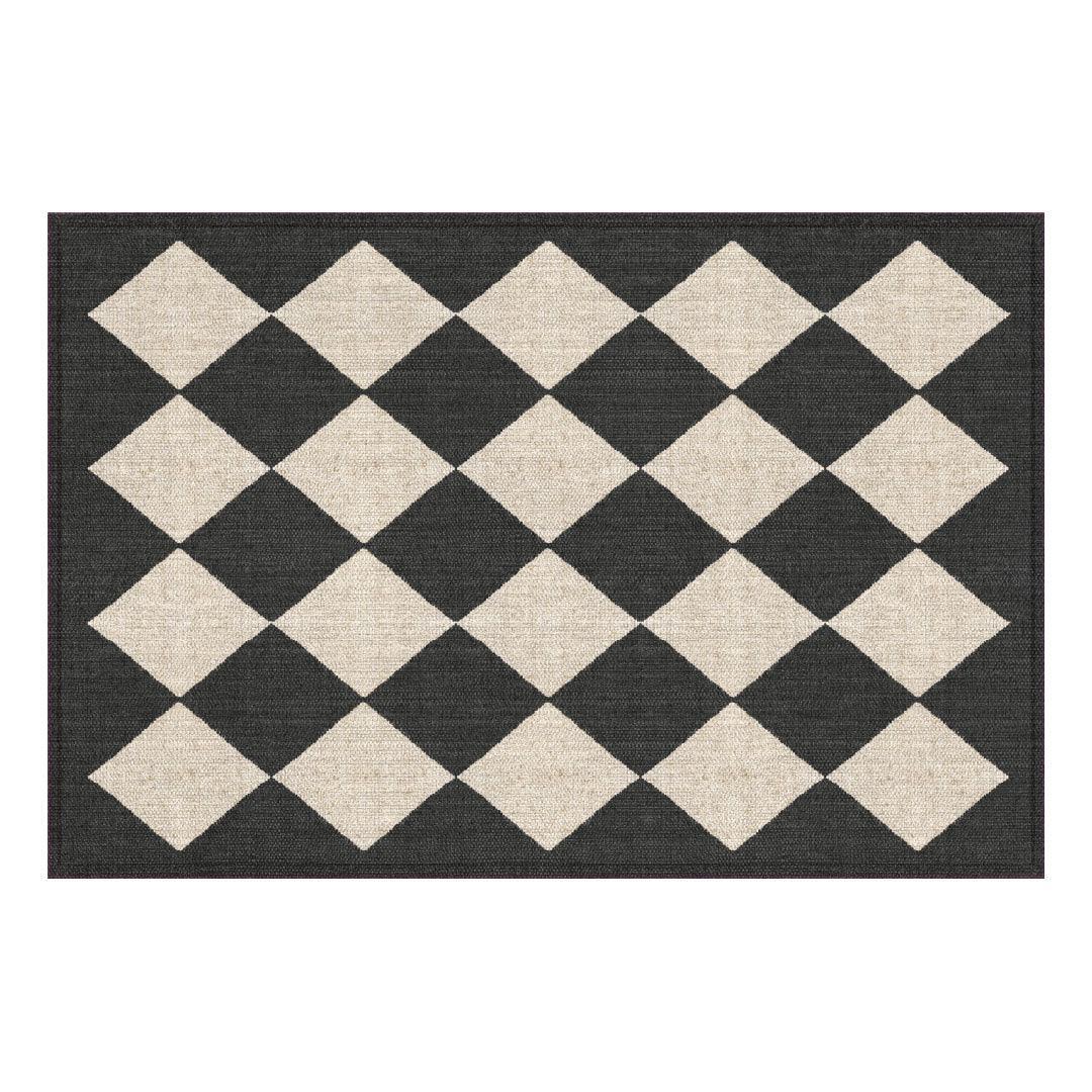 3acrehomestead Charlie Black 2x3 FloorFlat - *Final Sale* PERFECT - Carolina Creekhouse Easy to Clean Premium Vinyl Mats
