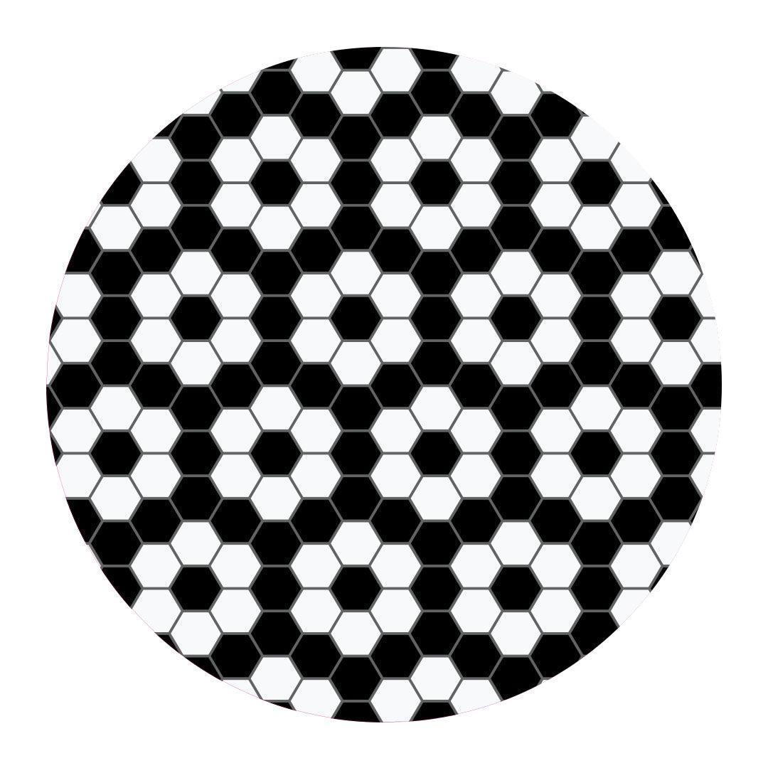 Brooks Coaster (Set of 8) | Black - Premium Vinyl Mat - Carolina Creekhouse Easy to Clean Premium Vinyl Mats