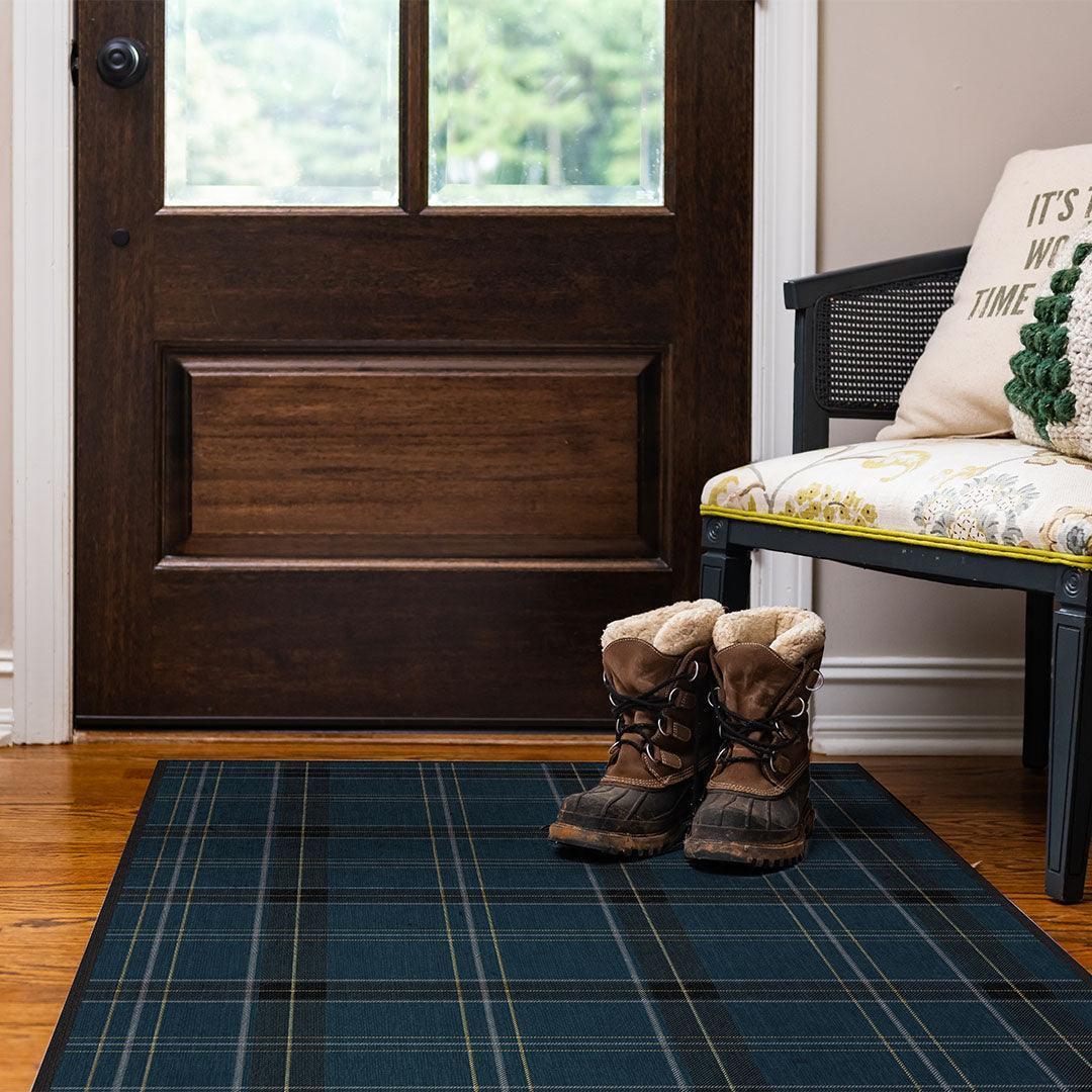 Joy FloorFlat | Blue - Premium Vinyl Mat - Carolina Creekhouse Easy to Clean Premium Vinyl Mats