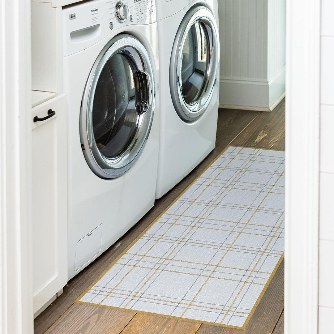 Joy FloorFlat | Cream - Premium Vinyl Mat - Carolina Creekhouse Easy to Clean Premium Vinyl Mats