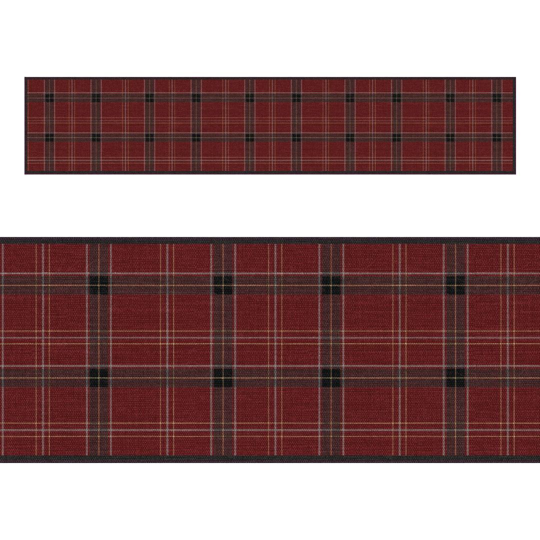 Joy Table Runner | Red - Premium Vinyl Mat - Carolina Creekhouse Easy to Clean Premium Vinyl Mats