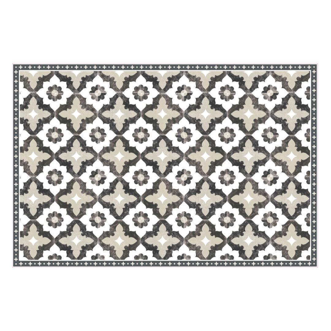 Sarah Taupe 2x5 FloorFlat - *Final Sale* PERFECT - Carolina Creekhouse Easy to Clean Premium Vinyl Mats