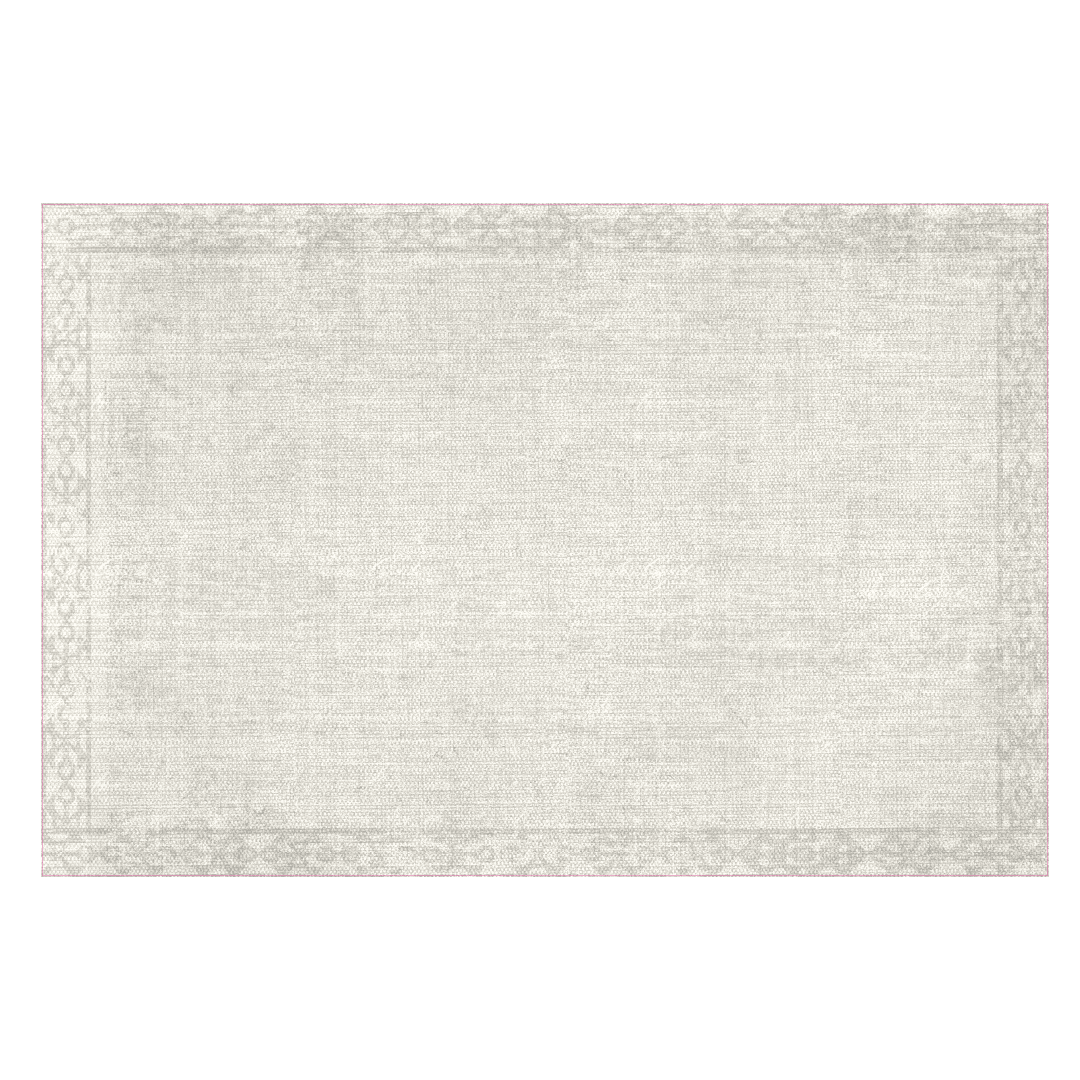 Evelyn FloorFlat | White - Carolina Creekhouse Easy to Clean Premium Vinyl Mats
