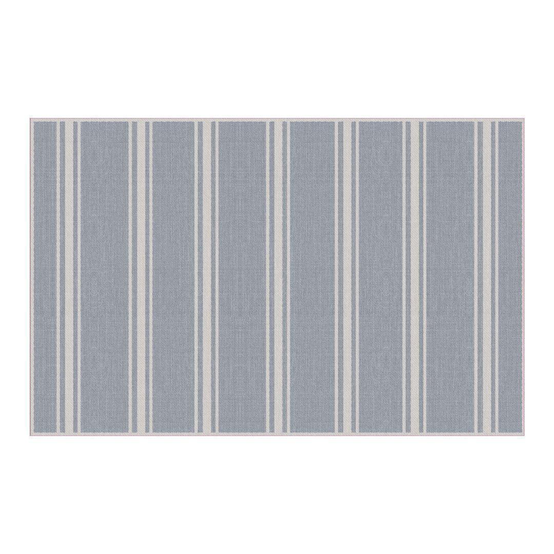 John FloorFlat | Blue - Premium Vinyl Floor Mat - Carolina Creekhouse Easy to Clean Premium Vinyl Mats