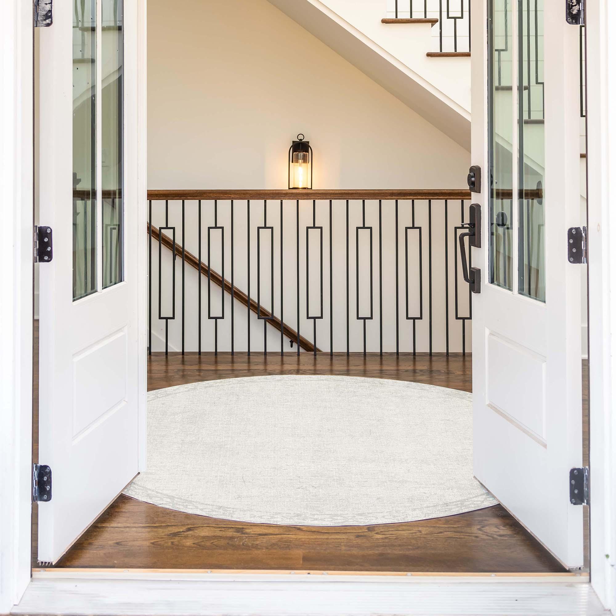 Evelyn FloorFlat | White - Premium Vinyl Mat - Carolina Creekhouse Easy to Clean Premium Vinyl Mats