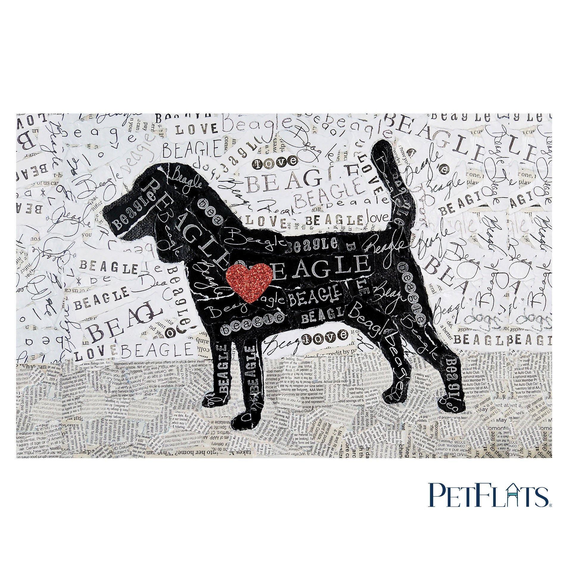 Beagle PetFlat - Premium Vinyl Mat - Carolina Creekhouse Easy to Clean Premium Vinyl Mats