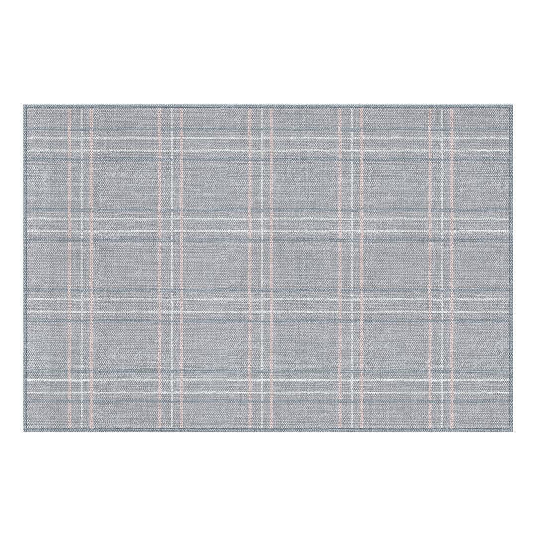 Abby Swatch | Pink & Grey - Carolina Creekhouse Easy to Clean Premium Vinyl Mats