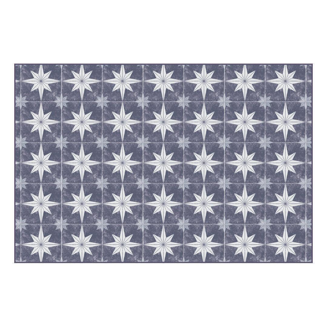 Aurora FloorFlat | White Star - Premium Vinyl Mat - Carolina Creekhouse Easy to Clean Premium Vinyl Mats