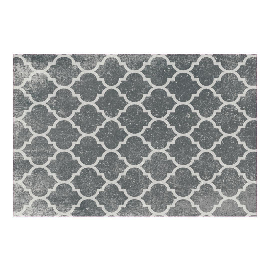 Ava FloorFlat | Charcoal - Carolina Creekhouse Easy to Clean Premium Vinyl Mats