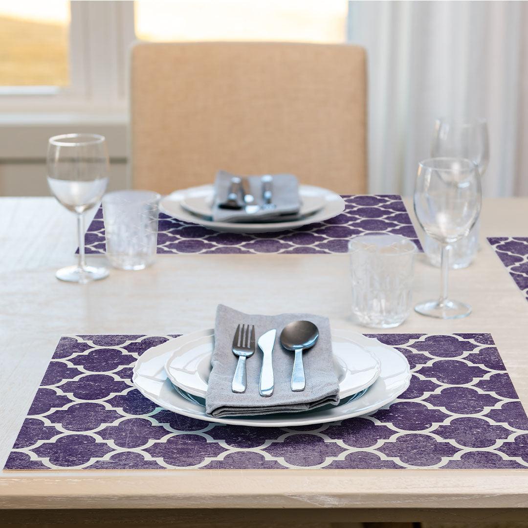 Table Mat Purple 24x48 by