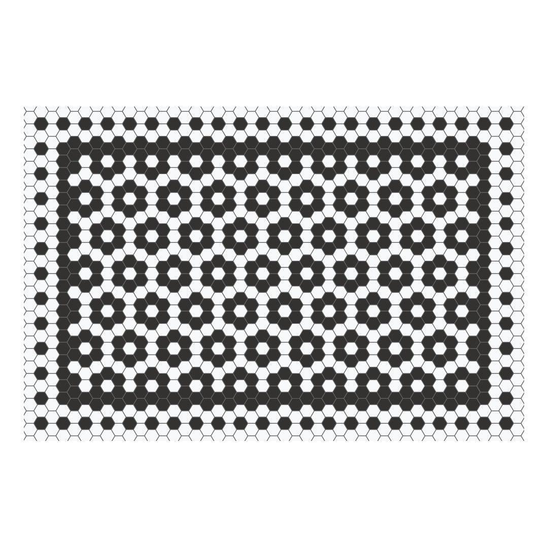 Brooks Swatch | White - Carolina Creekhouse Easy to Clean Premium Vinyl Mats