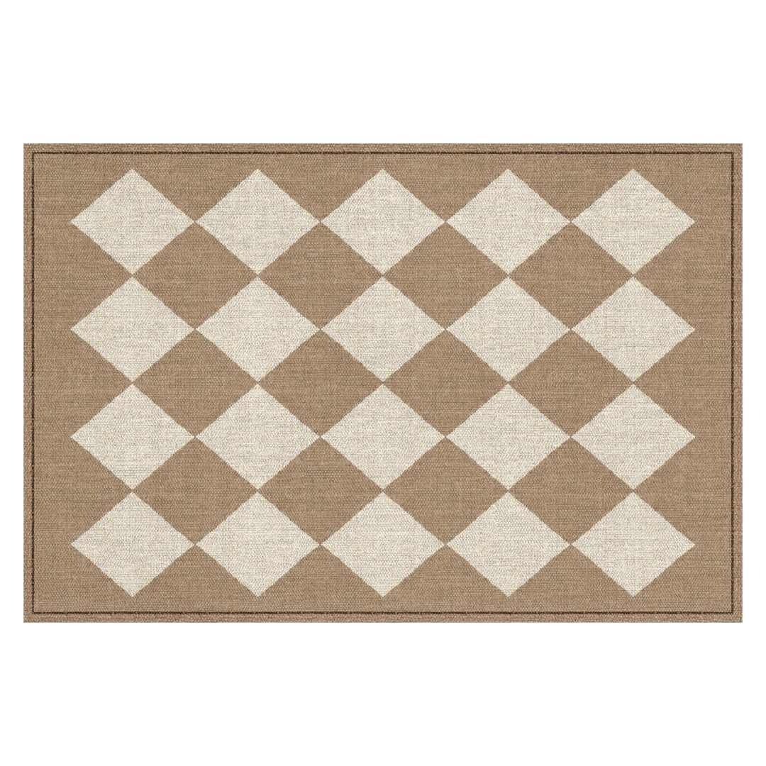 3acrehomestead Charlie FloorFlat | Cream - Carolina Creekhouse Easy to Clean Premium Vinyl Mats
