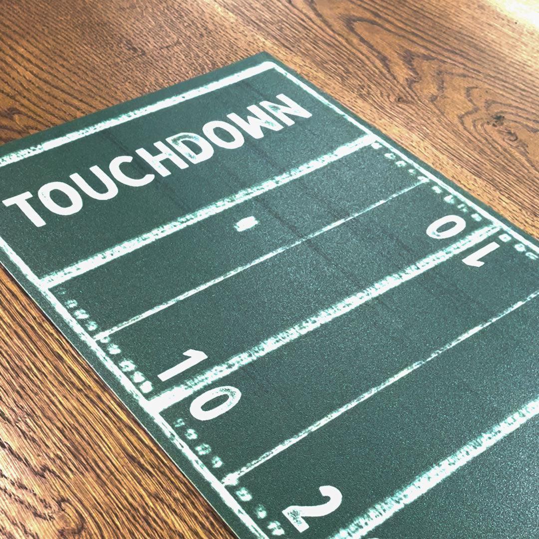 Football Field Runner - Carolina Creekhouse Easy to Clean Premium Vinyl Mats