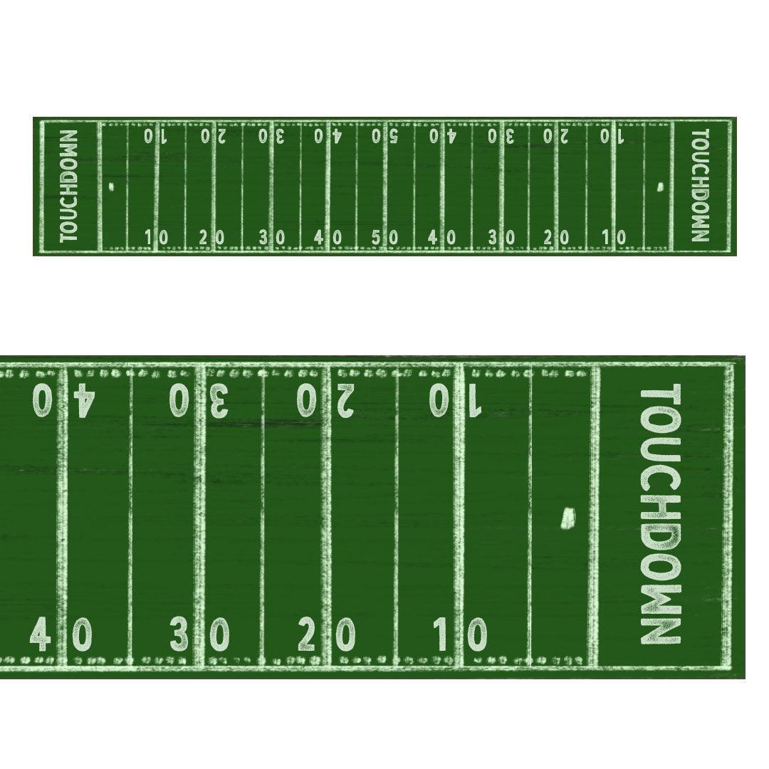 Football Field Runner - Carolina Creekhouse Easy to Clean Premium Vinyl Mats