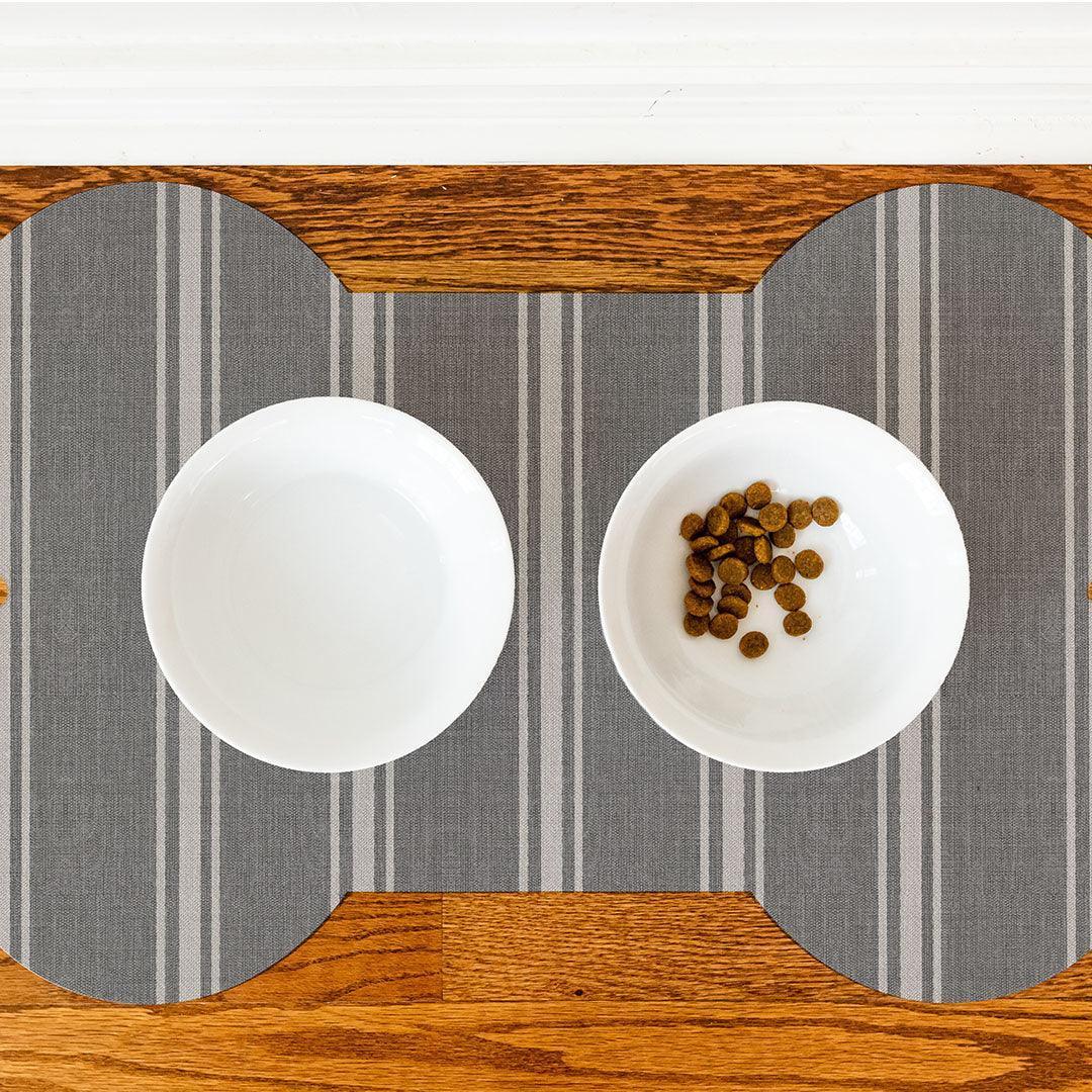 Jane Dog PetFlat | Charcoal - Premium Vinyl Mat - Carolina Creekhouse Easy to Clean Premium Vinyl Mats