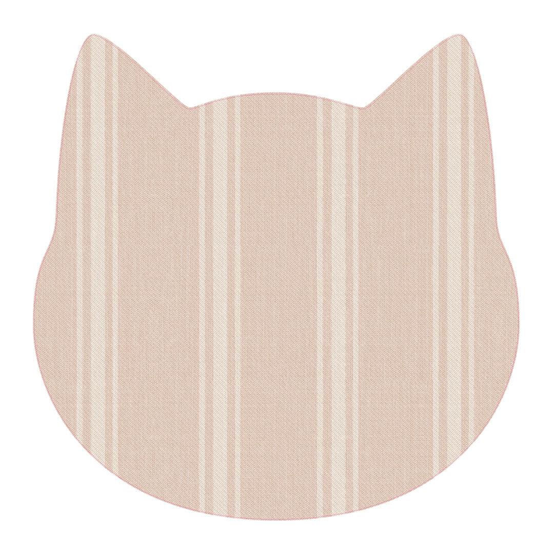 Jane Cat PetFlat | Pink - Premium Vinyl Mat - Carolina Creekhouse Easy to Clean Premium Vinyl Mats