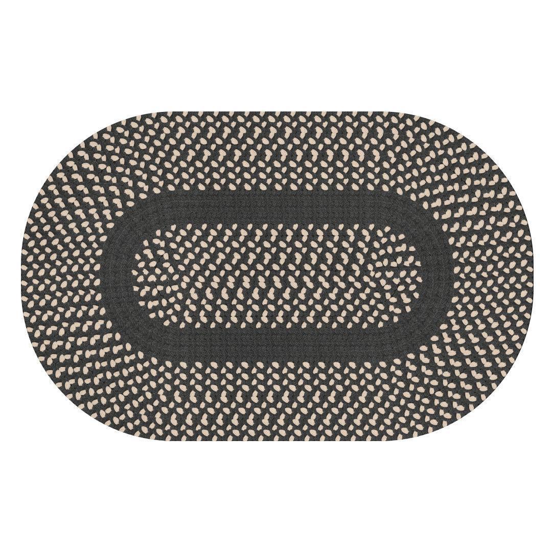 3acrehomestead Linda Placemat | Black - Carolina Creekhouse Easy to Clean Premium Vinyl Mats