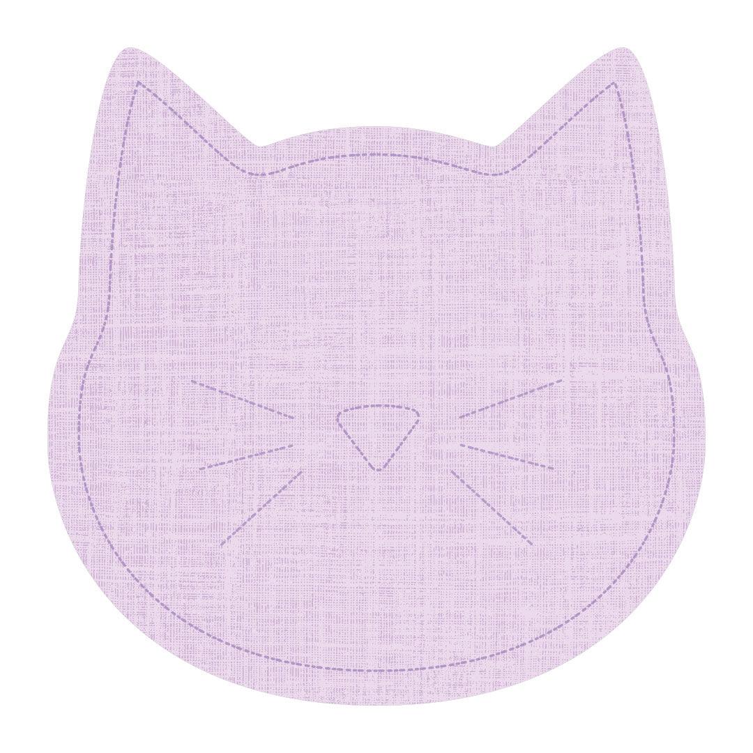 Linen Cat PetFlat | Purple Premium Vinyl Mat - Carolina Creekhouse Easy to Clean Premium Vinyl Mats