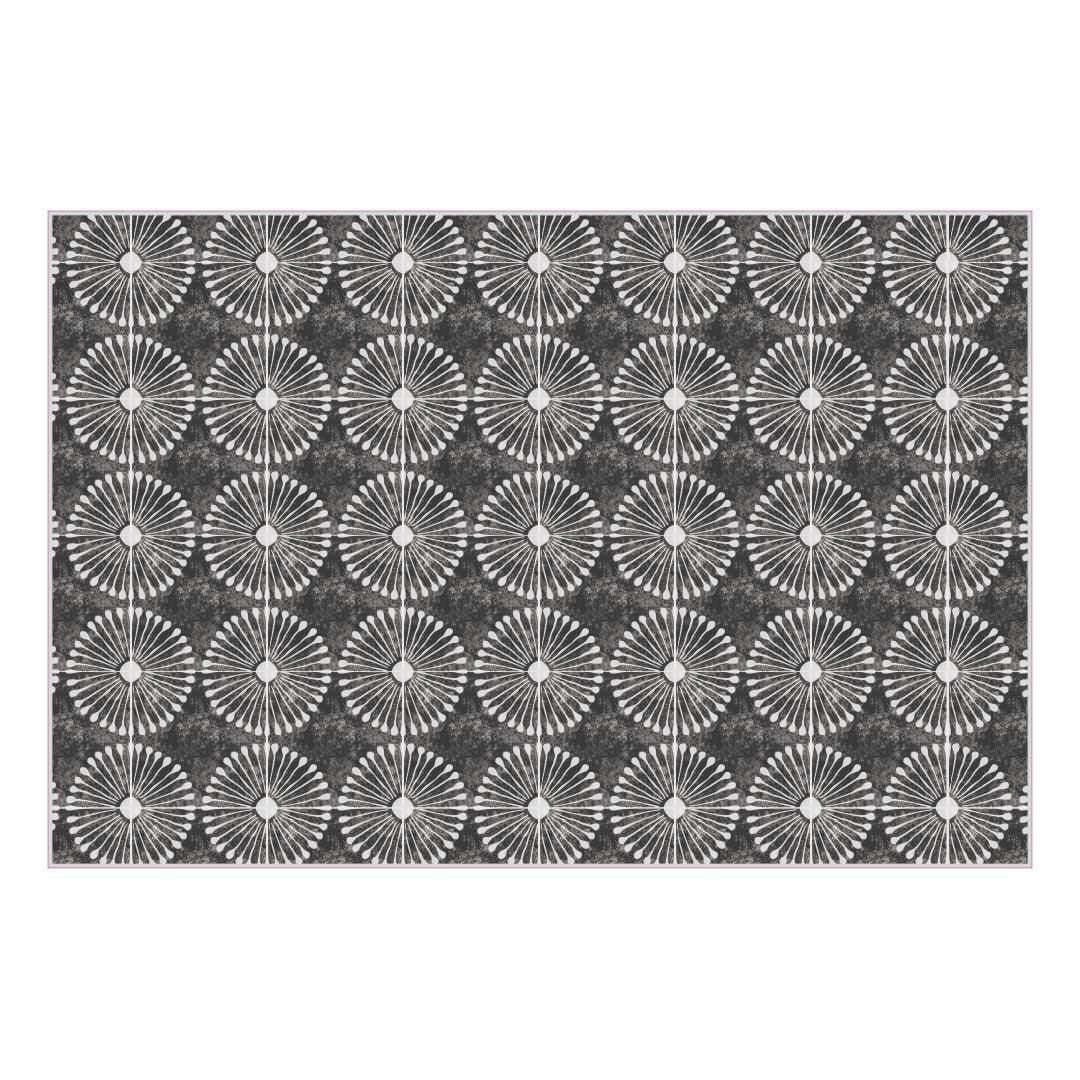 Mallory FloorFlat | Black - Premium Vinyl Mat - Carolina Creekhouse Easy to Clean Premium Vinyl Mats