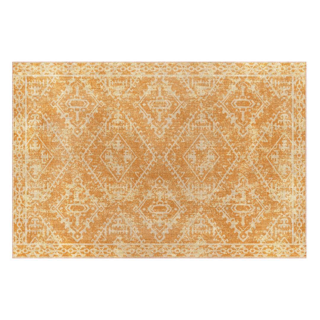 McCall FloorFlat | Orange - Premium Vinyl Mat - Carolina Creekhouse Easy to Clean Premium Vinyl Mats