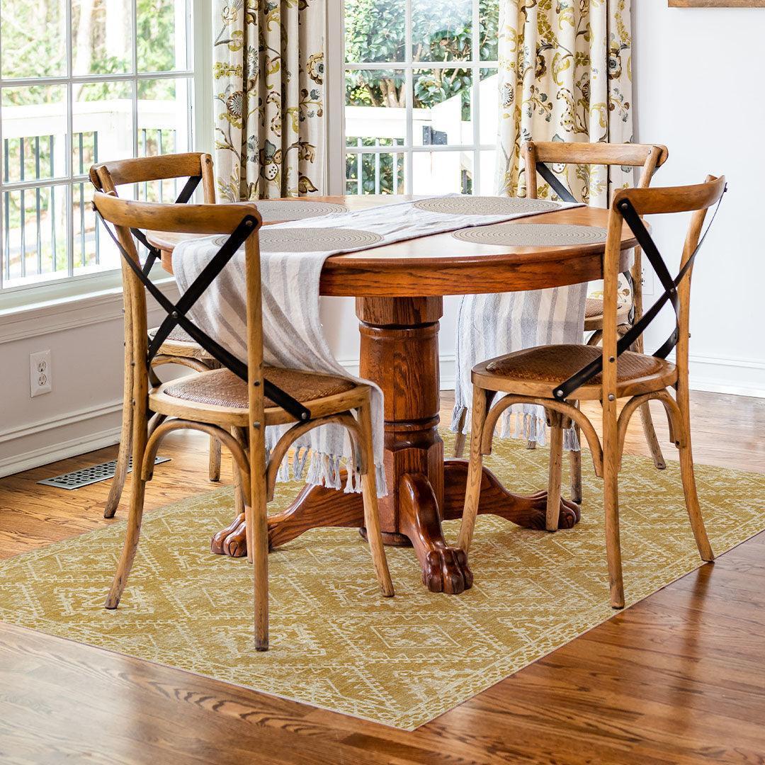 McCall FloorFlat | Yellow - Premium Vinyl Mat - Carolina Creekhouse Easy to Clean Premium Vinyl Mats