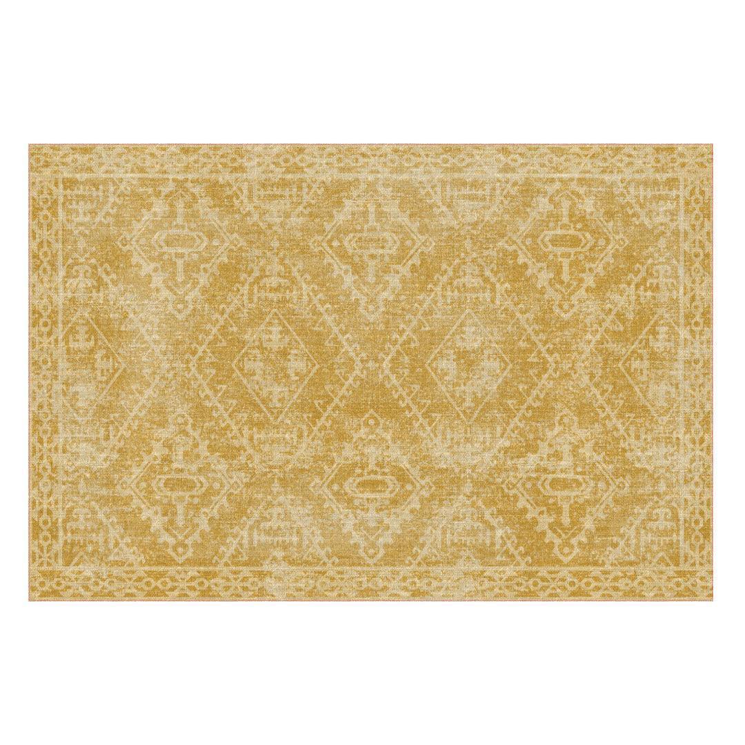 McCall FloorFlat | Yellow - Premium Vinyl Mat - Carolina Creekhouse Easy to Clean Premium Vinyl Mats