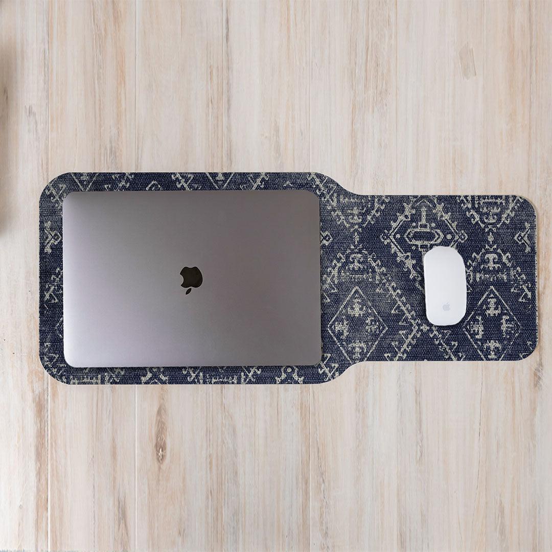 McCall Keyboard Pad OfficeFlat | Navy - Carolina Creekhouse Easy to Clean Premium Vinyl Mats