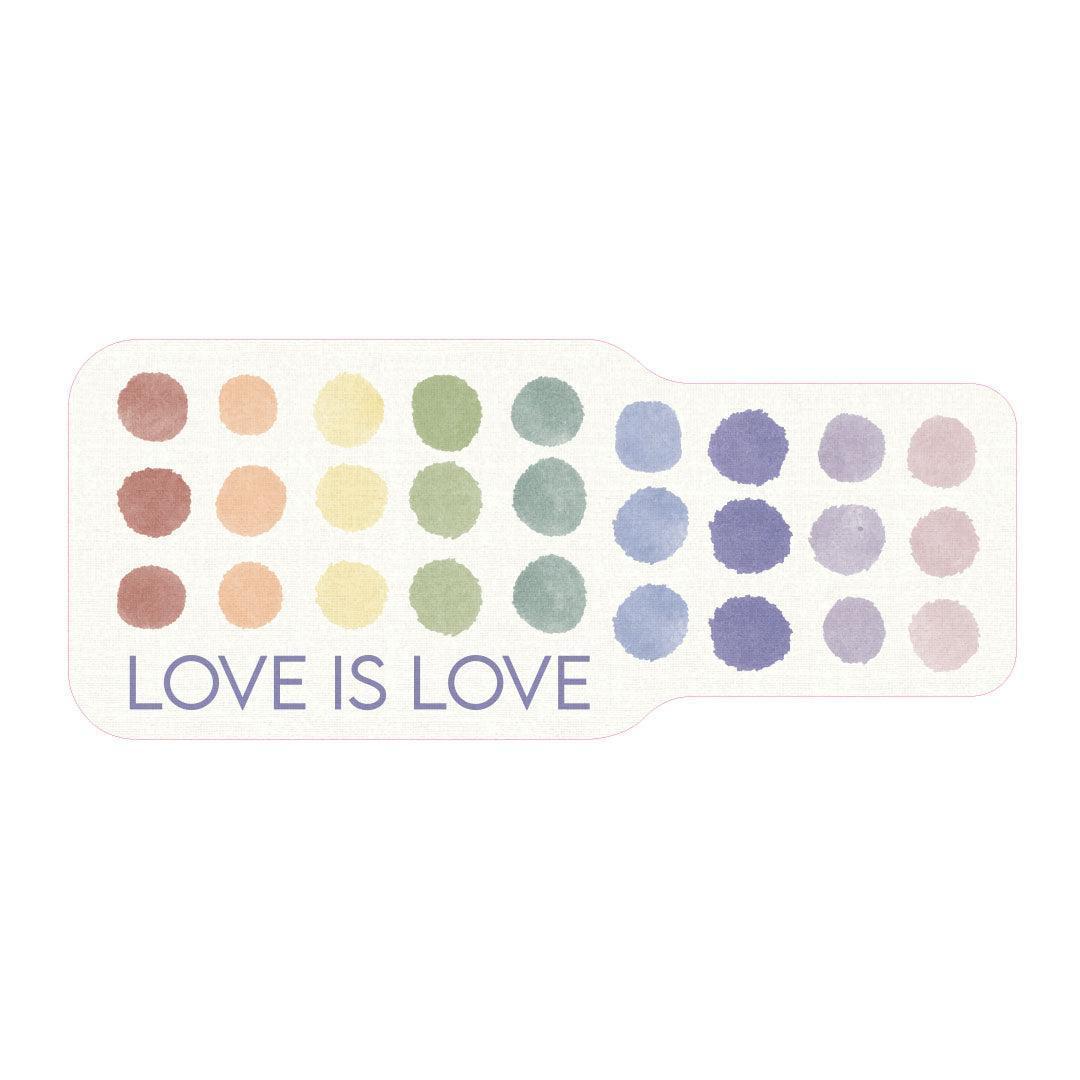 Love Polka Dot Keyboard Pad OfficeFlat - Carolina Creekhouse Easy to Clean Premium Vinyl Mats