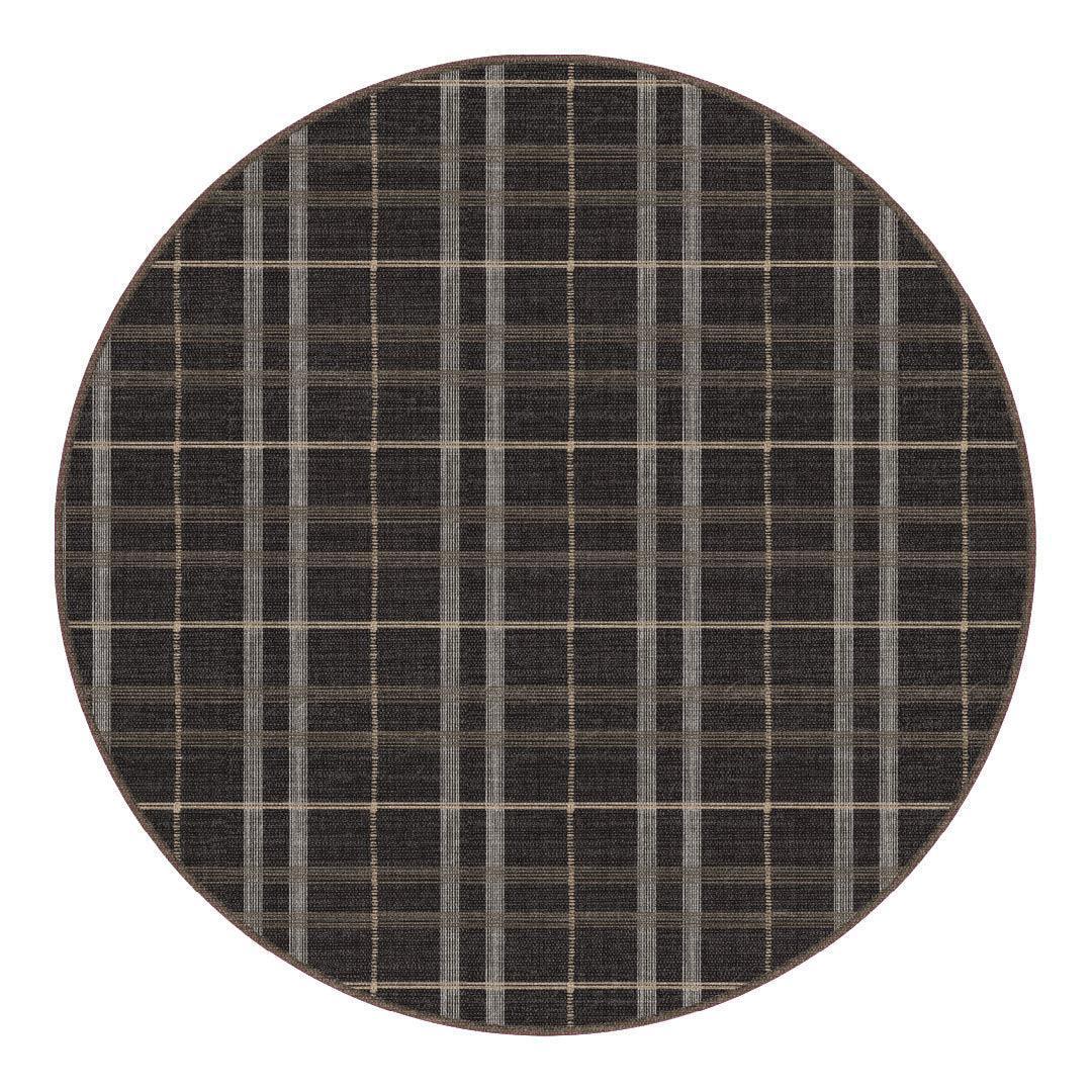 Paula Placemat | Black - Premium Vinyl Mat - Carolina Creekhouse Easy to Clean Premium Vinyl Mats