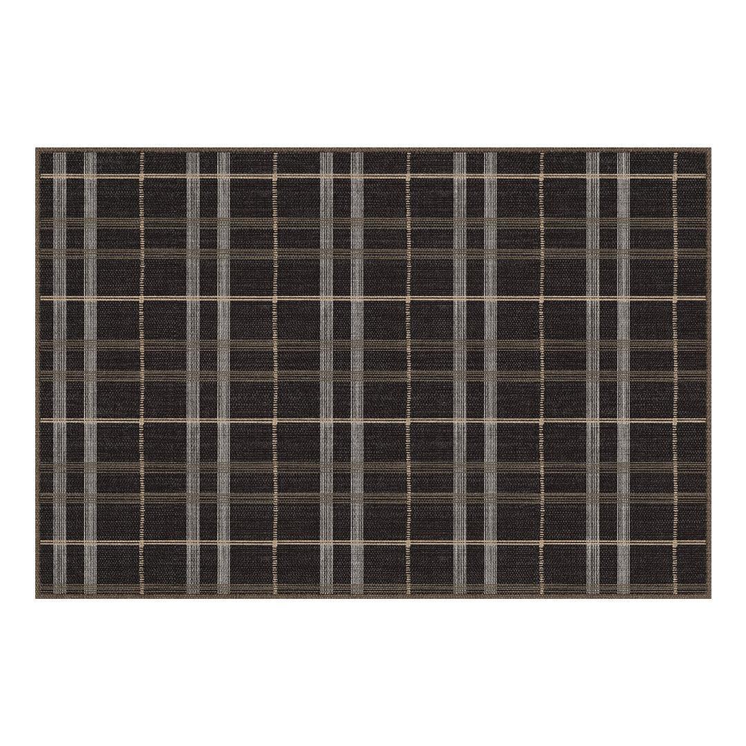 Paula Swatch | Black - Carolina Creekhouse Easy to Clean Premium Vinyl Mats