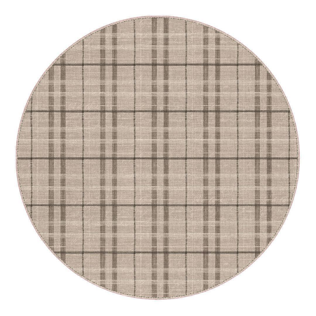 Paula Placemat | Brown - Premium Vinyl Mat - Carolina Creekhouse Easy to Clean Premium Vinyl Mats