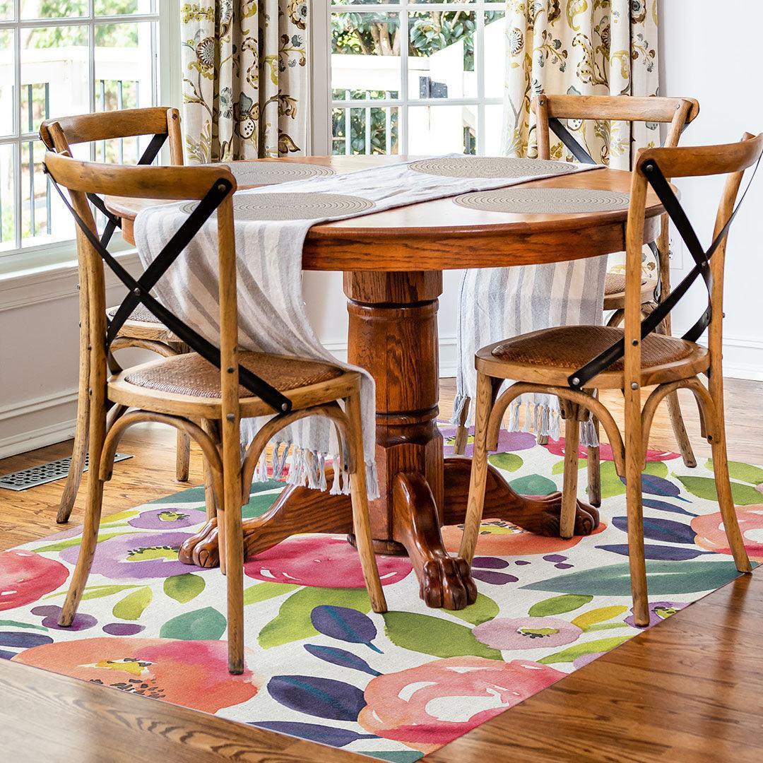 Vera FloorFlat | Red - Premium Vinyl Mat - Carolina Creekhouse Easy to Clean Premium Vinyl Mats