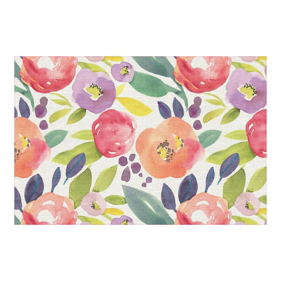 Vera FloorFlat | Red - Premium Vinyl Mat - Carolina Creekhouse Easy to Clean Premium Vinyl Mats