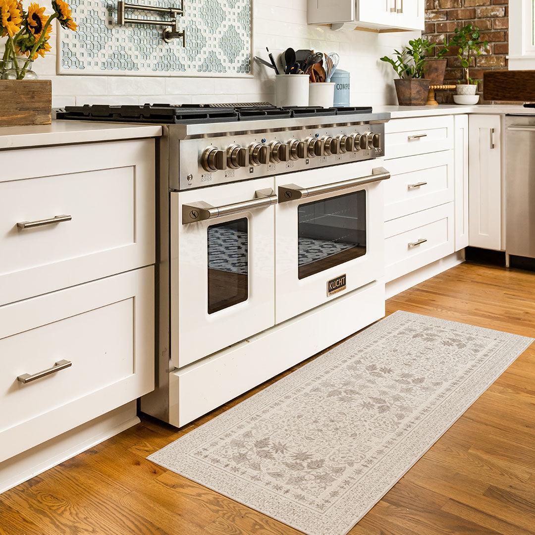 Victoria FloorFlat | Cream - Premium Vinyl Mat - Carolina Creekhouse Easy to Clean Premium Vinyl Mats