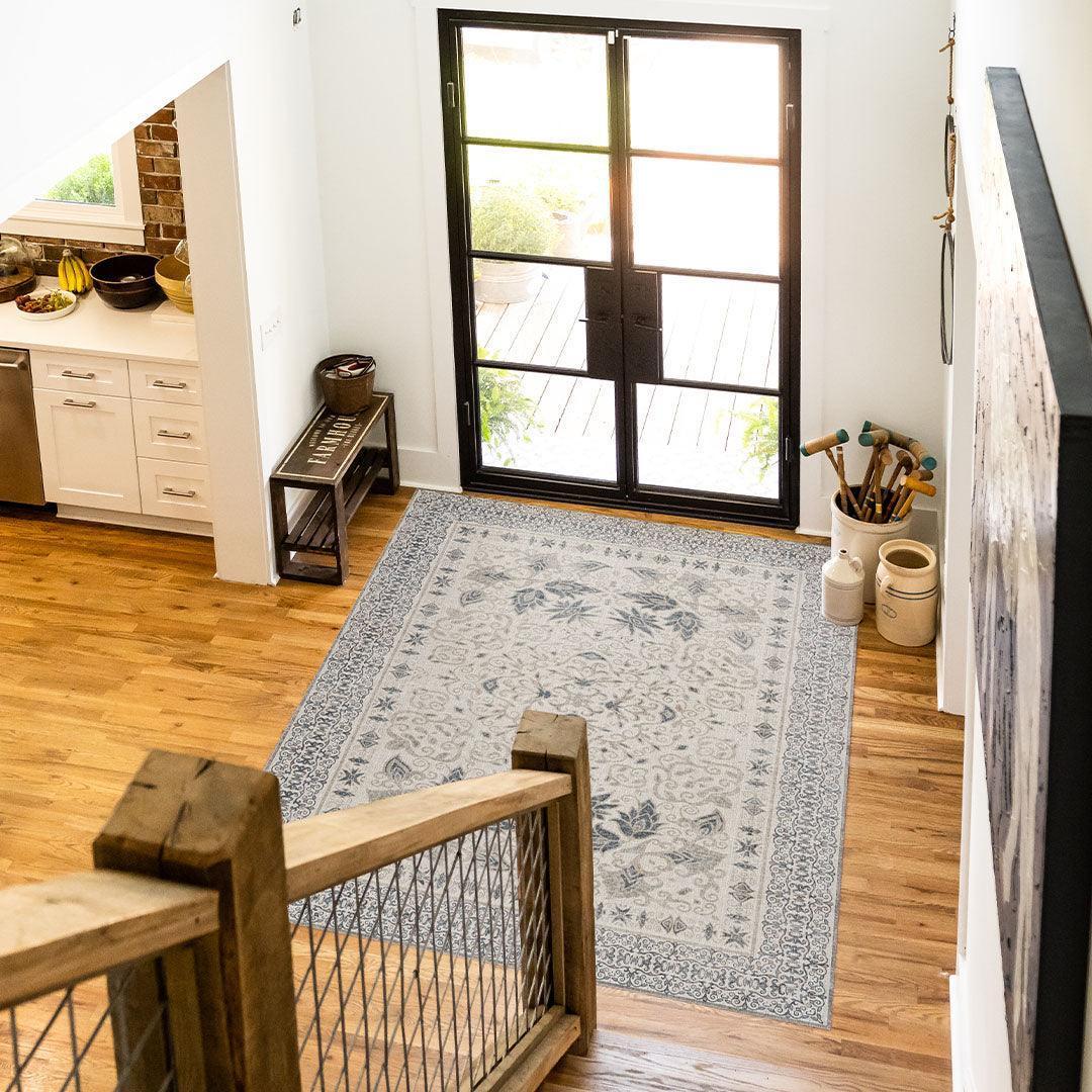 Victoria FloorFlat | French Grey - Premium Vinyl Mat - Carolina Creekhouse Easy to Clean Premium Vinyl Mats