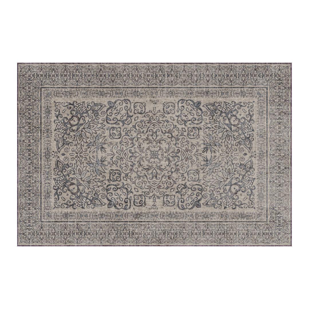 Victoria Placemat | Slate Blue - Premium Vinyl Mat - Carolina Creekhouse Easy to Clean Premium Vinyl Mats