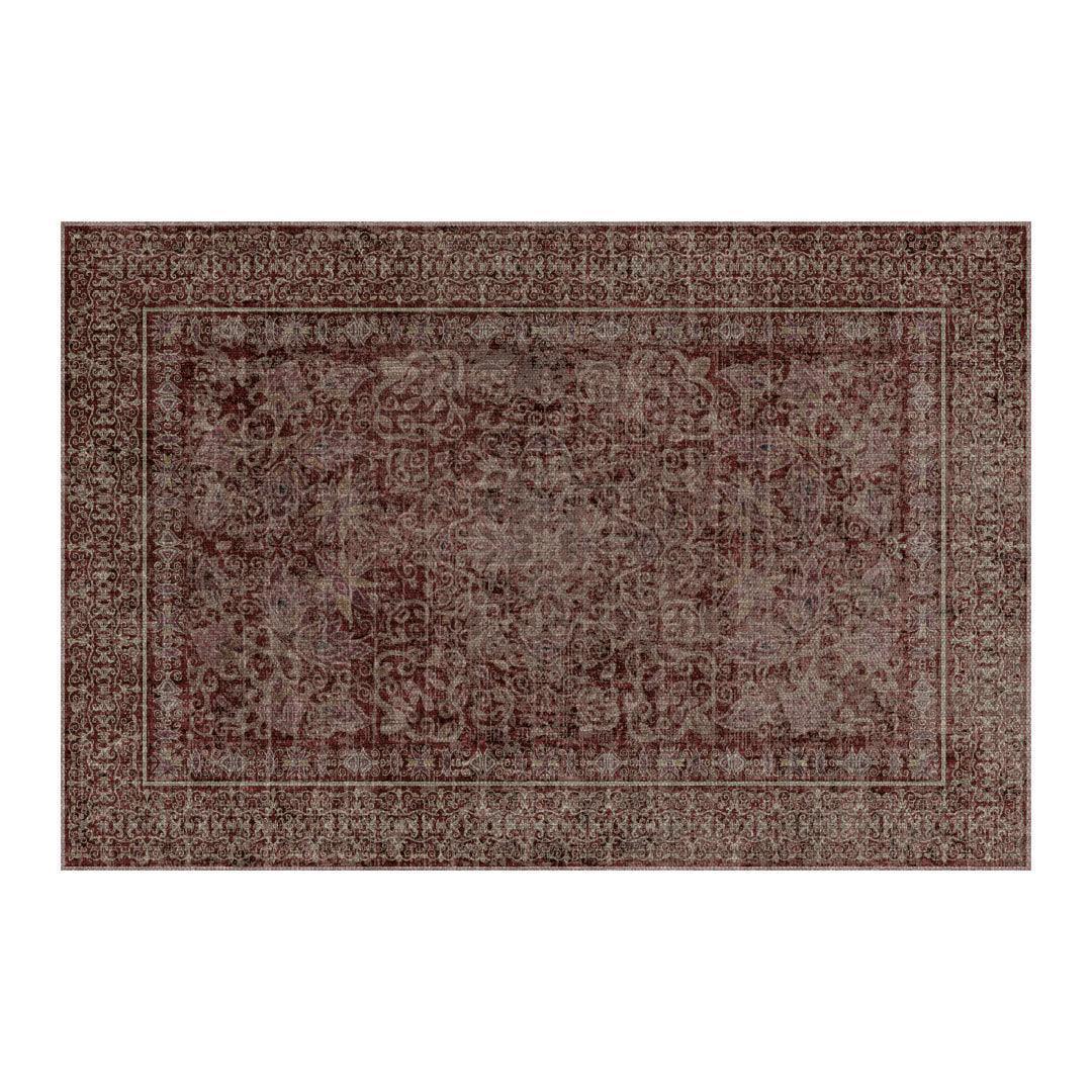 Victoria Placemat | Wine - Premium Vinyl Mat - Carolina Creekhouse Easy to Clean Premium Vinyl Mats