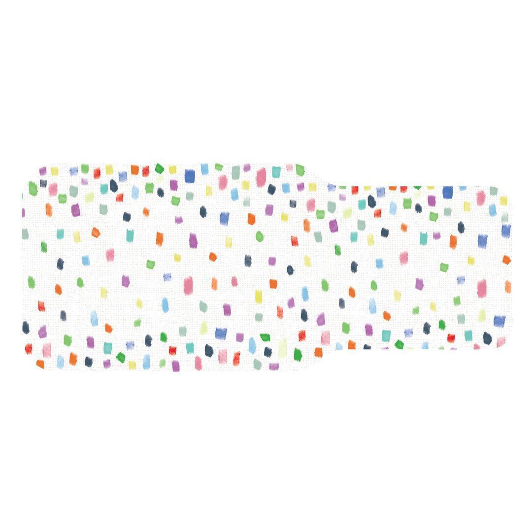 Confetti Keyboard Pad OfficeFlat - Premium Vinyl Mat - Carolina Creekhouse Easy to Clean Premium Vinyl Mats