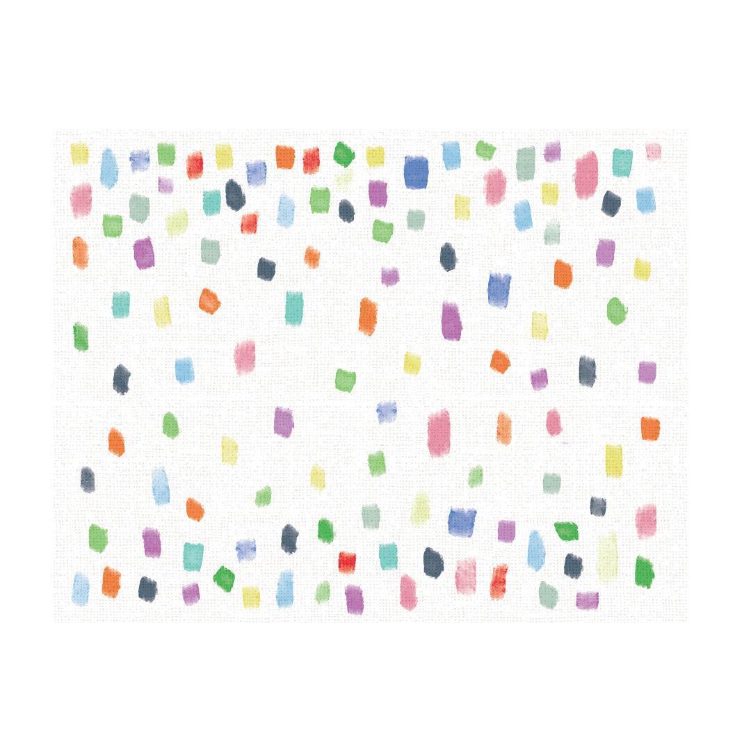 Confetti Desk Pad OfficeFlat - Premium Vinyl Mat - Carolina Creekhouse Easy to Clean Premium Vinyl Mats