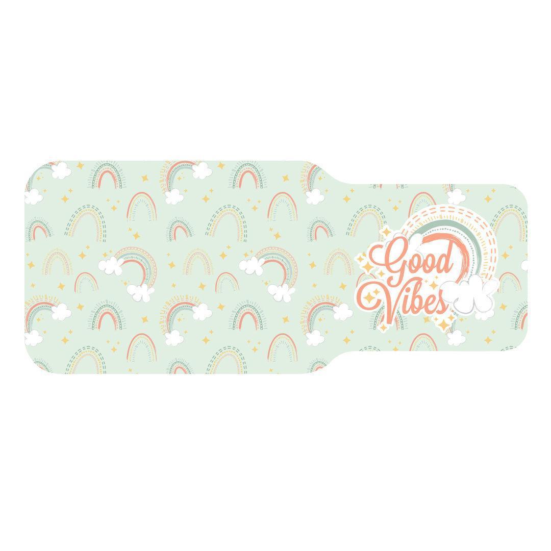 Iris Keyboard Pad OfficeFlat - Premium Vinyl Mat - Carolina Creekhouse Easy to Clean Premium Vinyl Mats