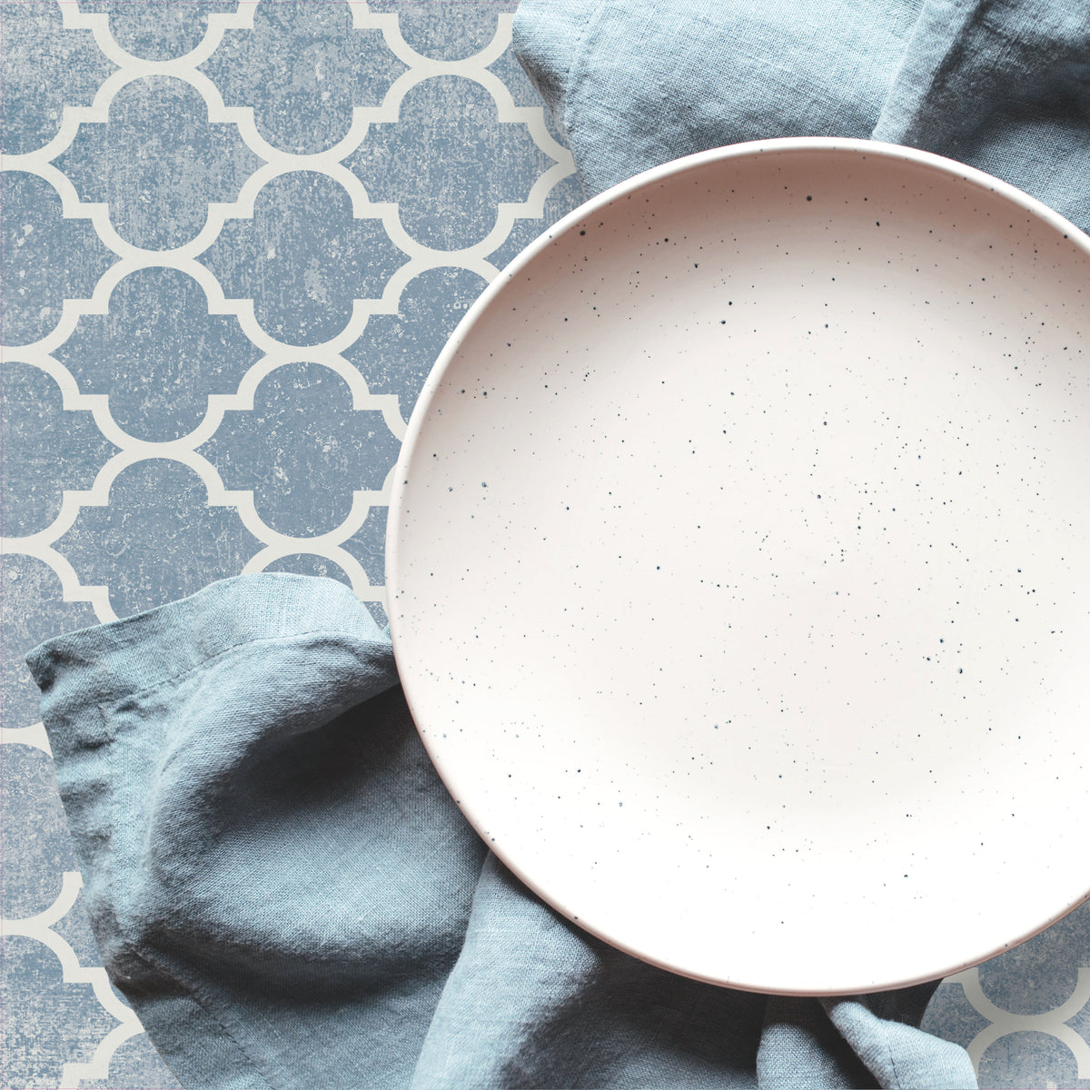 Ava Placemat Blue I Premium Vinyl Placemats Carolina Creekhouse