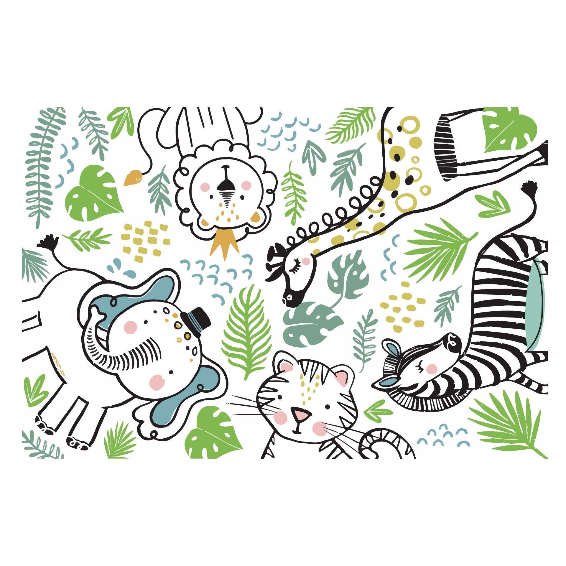 Safari Group FloorFlat | White - Premium Vinyl Mat - Carolina Creekhouse Easy to Clean Premium Vinyl Mats