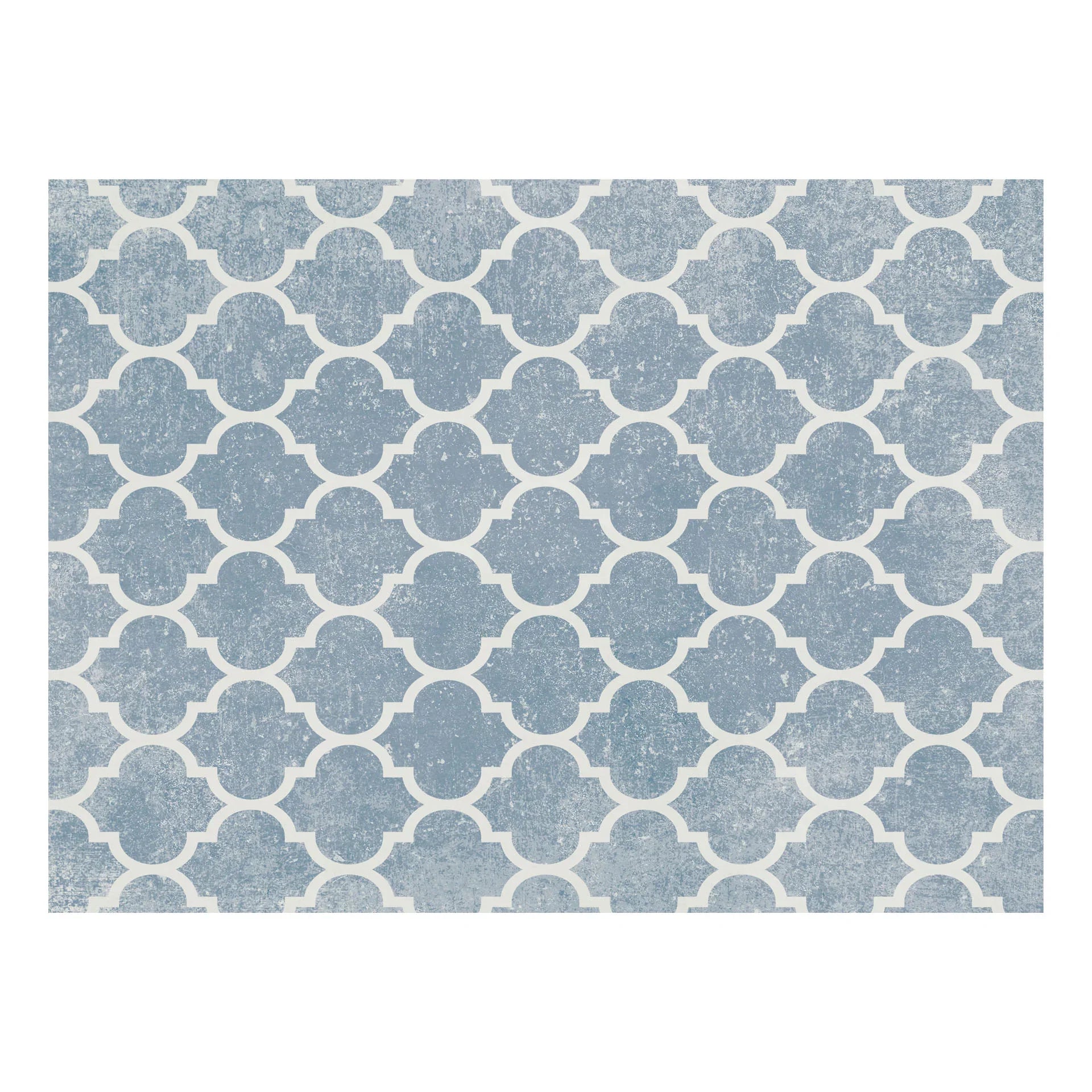 Ava Swatch | Blue - Carolina Creekhouse Easy to Clean Premium Vinyl Mats