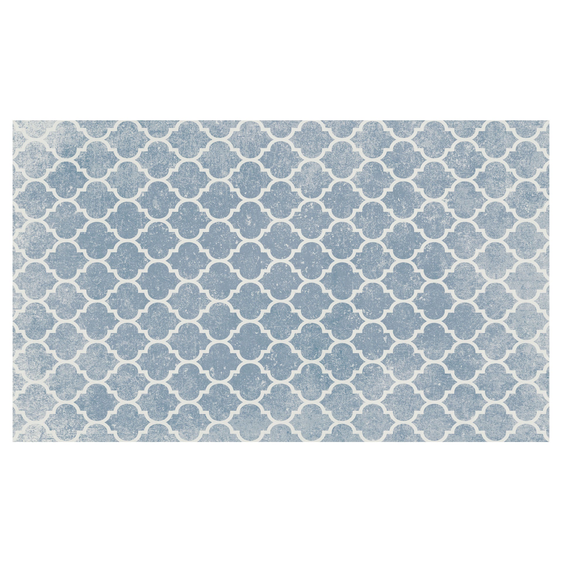 Ava FloorFlat | Blue - Premium Vinyl Mat - Carolina Creekhouse Easy to Clean Premium Vinyl Mats