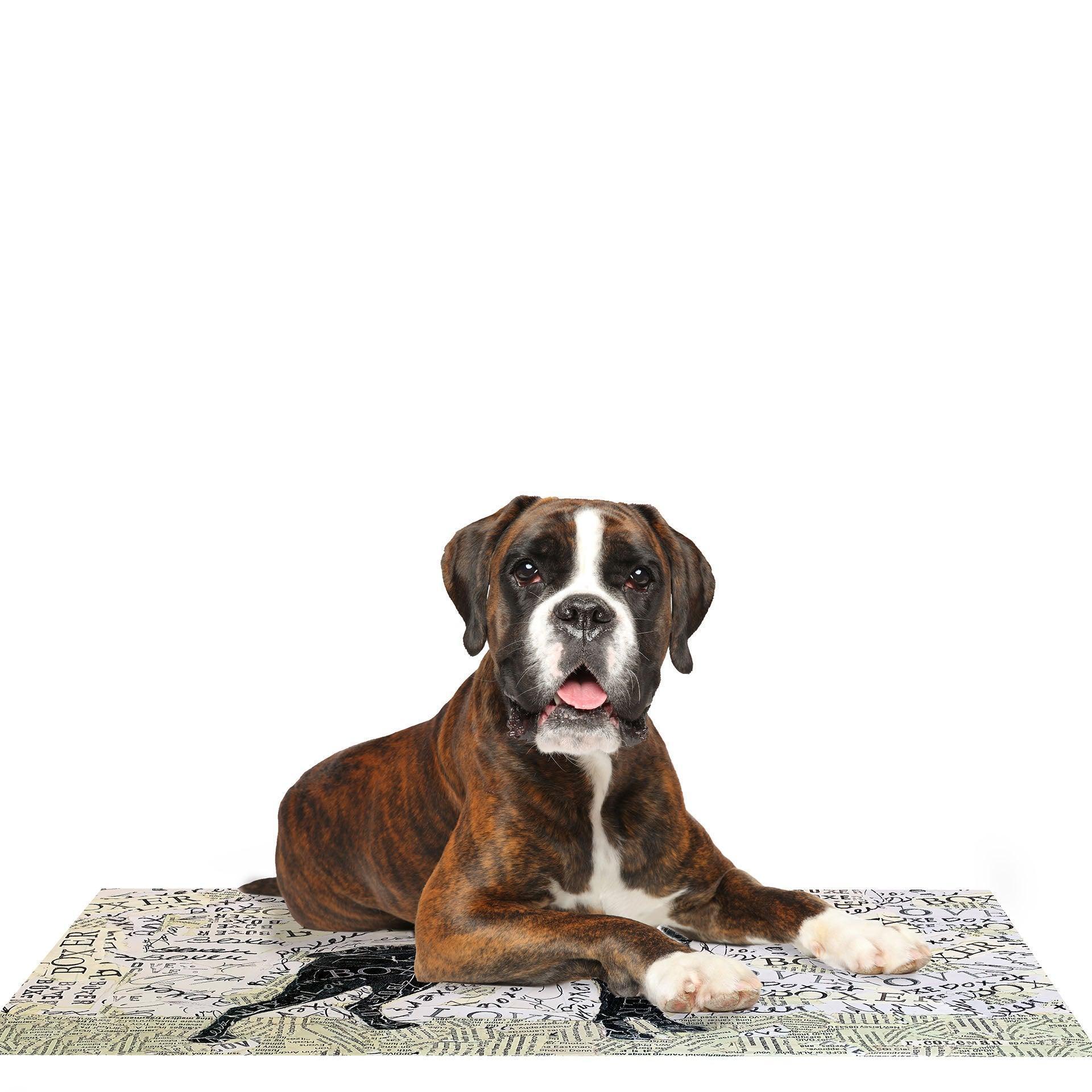 Boxer PetFlat - Premium Vinyl Mat - Carolina Creekhouse Easy to Clean Premium Vinyl Mats