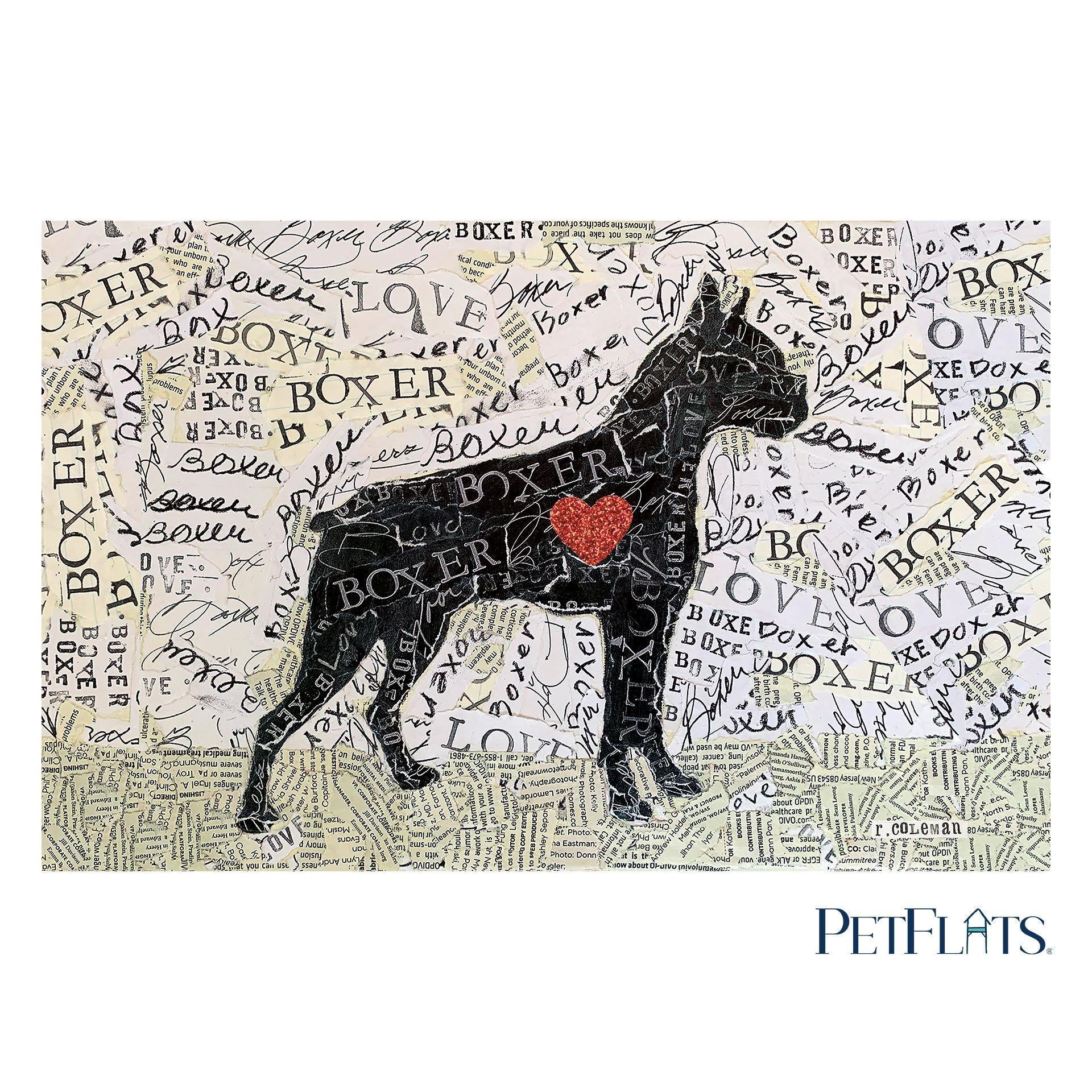 Boxer PetFlat - Premium Vinyl Mat - Carolina Creekhouse Easy to Clean Premium Vinyl Mats