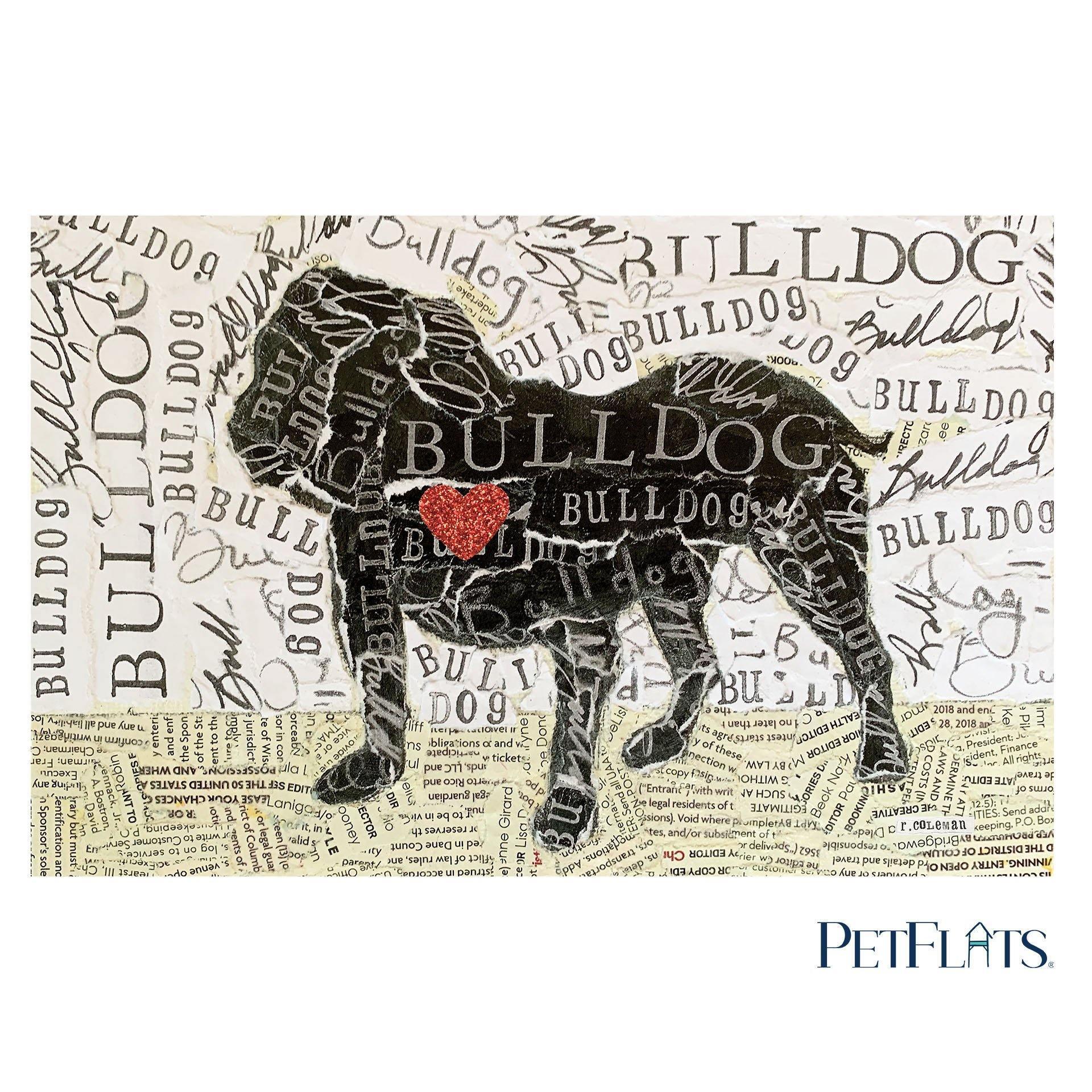 Bulldog PetFlat - Premium Vinyl Mat - Carolina Creekhouse Easy to Clean Premium Vinyl Mats